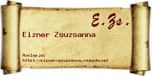 Eizner Zsuzsanna névjegykártya